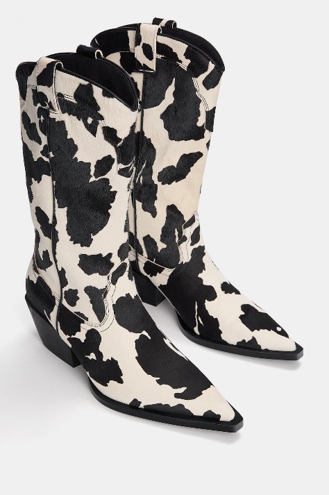 Botas cowboy animal print