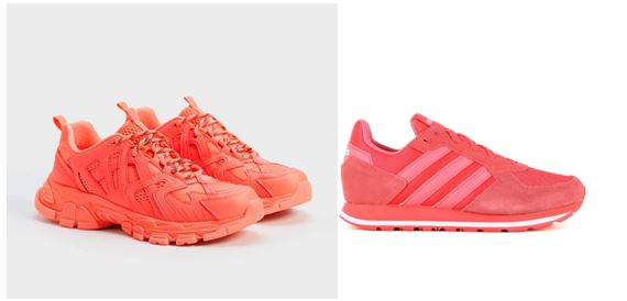 Deportivas rosas para mujer