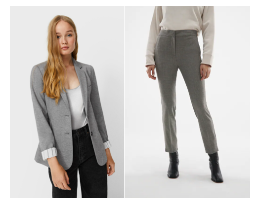 Da clic para ver los outfits con pantalón gris