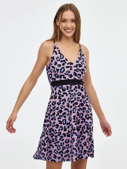 Vestido animal print