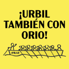 La trainera femenina de Orio en Urbil 