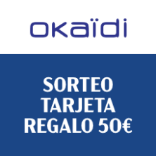 Sorteo de una tarjeta regalo de 50€ de Okaïdi